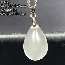 Natural White Light Moonstone Pendant Necklace For Woman Lady Man Love Gift 20x13x7mm Beads Water Drop Crystal Jewelry AAAAA 2024 - buy cheap