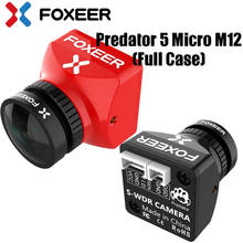 Foxeer-câmera fotográfica predator v5 micro m12, 1000tvl, fpv, 16:9, pal, ntsc, lentes de 1.7mm, 4ms, wdr para drone de corrida, quadricóptero, brinquedo 2024 - compre barato