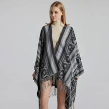 2020 Autumn Winter Plus Size Warm Print Ponchos And Capes For Women Oversized Shawls Wraps Cashmere Pashmina Femme Bufanda 2024 - buy cheap