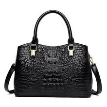 Women Bags Leather Crocodile Pattern Luxury Purses and Handbags Lady Shoulder Crossbody Bags for Women Tote Handbag bolsos mujer 2024 - buy cheap