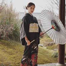 Fantasia japonesa kimono tradicional feminina, obi yukata geisha vestido cosplay oriental tradicional quimonos ff2650 2024 - compre barato