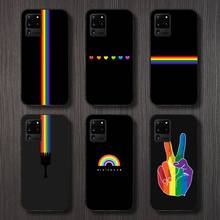 Capa de celular lésbica, orgulho gay, lgbtq +, arco íris, capa para samsung galaxy s 7 8 9 10 20 edge a 6 10 20 30 50 51 70 note 10 plus 2024 - compre barato