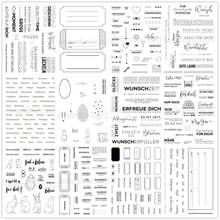 German Transparent Clear Silicone Stamp Seal For DIY Scrapbooking Photo Album Decorative Clear Stamps A1045 2024 - buy cheap