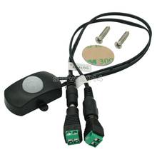 Sensor de movimiento por infrarrojos PIR Interruptor del Detector para tira LED, MINI aotomático, DC 5-24V 2024 - compra barato