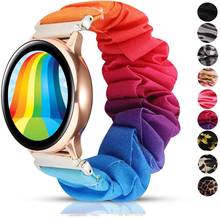 Pulseira elástica de relógio, pulseira para samsung galaxy watch active 2 46mm 42mm huawei watch gt 2 gear s3 frontier amazfit bip band 22 mm 2024 - compre barato