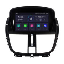 Radio con GPS para coche, reproductor de dvd con Android 10, estéreo, Bluetooth, USB, Multimedia, mapa gratuito y cámara, para Peugeot 207, 2007-2014 2024 - compra barato