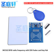MFRC-522 módulo sem fio antena rfid para arduino ic, spi leitor de gravação, cartão ic, módulo de proximidade, 1pcs, RC-522 rc522 2024 - compre barato