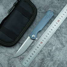 NKAIED-cuchillo plegable original M390, herramienta EDC con mango de aleación de titanio para acampar, supervivencia al aire libre, cocina y fruta 2024 - compra barato