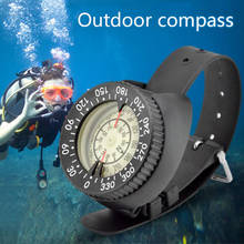 Профессиональный флуоресцентный компас, наружный водонепроницаемый навигатор, цифровой браслет для часов с аквалангом 2024 - купить недорого