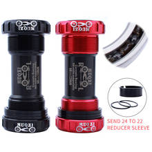 24/22mm Road MTB Bike Central Axis Accessoreis 68-73mm Ceramic Sealed Bearing Bottom Bracket Bicycle Parts For SHIMANO SRAM 2024 - buy cheap