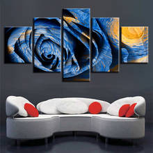 Home Decoration Hd Prints 5 Piece Painting Rose Flower Pictures Wall Art Modular Canvas Modern Framedwork Poster For Living Room 2024 - buy cheap