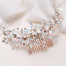 Rhinestone Hair Comb Bridal Hair Accessories Wedding Hair Comb Rhinestone Headpiece Headband Women Accessories Jewelry Tiara 2024 - buy cheap