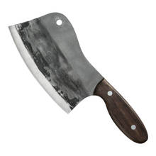 Sowoll faca de cortar osso chinesa, faca de cortar osso em aço inoxidável com 7.5 m de espaço para corte de carne com cabo de madeira sólido 2024 - compre barato