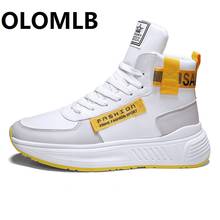 NEW Men Shoes High Top Casual Flat Lace-up Walking Male Sneakers Skateboard running Travel student teens Keep warm shoes 2024 - buy cheap