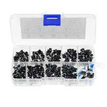 180PCS 10 Models 6*6 Tact Switch Tactile Push Button Switch Kit Height 4.3MM~13MM DIP 4P micro switch 6x6 Key switch 2024 - buy cheap