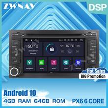 Reproductor Multimedia PX6 para coche, DSP, 4 + 64G, Android 10,0, mapa GPS, estéreo, DVD, unidad principal, para Seat Leon MK3 2012-2018 2024 - compra barato