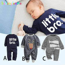 2020 New Spring Newborn Clothing Infant Boys Clothes Cartoon Cute Letter Cotton Long Sleeve Baby Jumpsuit Print Rompers BC1286-1 2024 - buy cheap