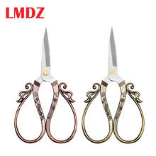 LMDZ 1Pcs Profession Stainless Steel Paper Cutting Scissors Vintage Retro Sewing Scissors Durable DIY Embroidery Tailor Scissors 2024 - buy cheap