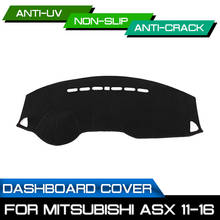 Capa protetora para painel do carro, antipoeira, antiderrapante, proteção uv, para mitsubishi asx 2011 2012 2013 2014 2015 2016 2024 - compre barato