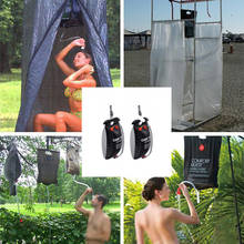 Bolsa de ducha con energía Solar para acampada, accesorio compacto de 20L para el agua, se calienta al aire libre, para fregar, 2 unidades 2024 - compra barato