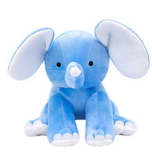 30cm Height Large Big Ears Plush Elephant Pillow Toy Cute Stuffed Colorful Elephant Animals Baby Kids Accompany Doll Xmas Gifs 2024 - buy cheap
