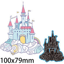 Metal Cutting Dies CASTLE new  for decoration card DIY Scrapbooking stencil Paper Craft Album template Dies 2024 - buy cheap