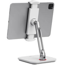Suporte dobrável para tablet, suporte ajustável 360 ° para celular mãos livres, suporte de alumínio para ipad iphone 4.7-13'' 2024 - compre barato