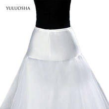 YULUOSHA White Petticoat Short Slip Dress Underskirt 2 Layer Tulle Dress Wedding Accessories Petticoats for Wedding Dress 2024 - buy cheap