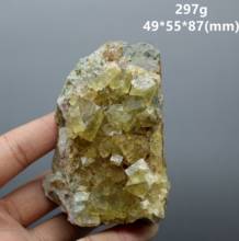 New mineral! 100% Natural yellow fluorite Cluster mineral specimens Stones and crystals quartz Healing crystal 2024 - buy cheap