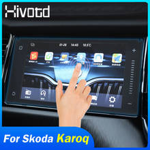 For Skoda Karoq 2018-2020 Accessories Interior Deceration Car GPS Navigation Tempered Glass Screen Protective Cover Film Sticker 2024 - buy cheap