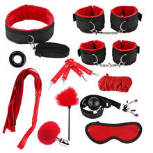 12pcs BDSM Bondage Restraints Kits Adult Sex Toys Set Sex Handcuffs Sex Toys for Couple Anal Plug Initmate goods for Adult Games 2024 - buy cheap