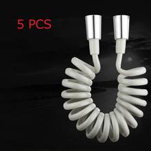 5PCS Toilet Bidet hose BTelephone hose Spring Flexible Shower tupe for Water Plumbing Gun bathroom Accessories 1.5/2/3m gray 2024 - buy cheap