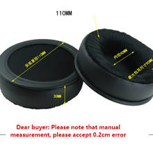 Universal Replacement Foam Ear Pads Cushions 80mm 85mm Velvet + PU Leather Earpads for Beyerdynamic/Sennheiser/Sony/razer 2024 - buy cheap