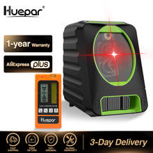 Huepar лазерный уровень с красным лучом, самонивелирующийся на 150/130 градусов + цифровой лазерный приемник с красным лучом, используемый с пульсирующим лазером 2024 - купить недорого