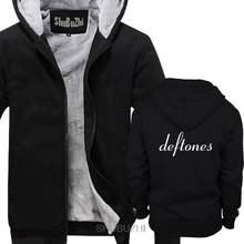 Deftones-Sudadera gruesa con capucha para hombre, prenda deportiva masculina de color negro con estampado de música, de la S a la 5XL, nueva moda informal, sbz6158 2024 - compra barato