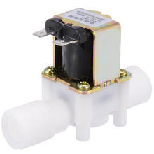 N/C 12V DC 1/2" Plastic Electric Solenoid Valve Normally Closed Water Inlet Flow Switch Parallel Thread Connection Valves 2024 - buy cheap