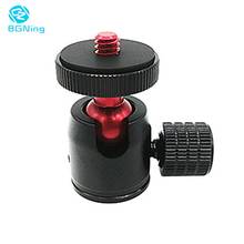 Portable Rotatable Hot Shoe Mini Ball Head Tripod with 1/4" inch Thread Screw for SLR Cameras Photography Accessories 2024 - buy cheap