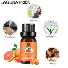 Lagunamoon-aceite esencial puro para masaje, difusor de Aroma de limón naranja, romero, eucalipto, albahaca, refrescante, 10ML 2024 - compra barato