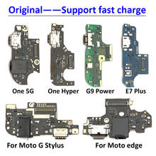 Original New USB Charging Connector Dock Flex Cable With Micro For Moto G9 Power Play G Stylus Pro One 5G G 5G E7 Plus One Hyper 2024 - buy cheap