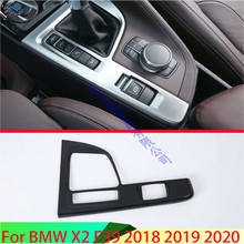For BMW X2 F39 2018 2019 2020 Car Accessories ABS Chrome Gear Shift Panel Center Console Cover Trim Frame Car Styling Sticker 2024 - buy cheap