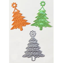 christmas tree Cutting Dies Scrapbooking Stencil for Album Paper DIY Gift Card Decoration Embossing Dies New 2019 2024 - buy cheap