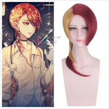 Houseki No Kuni Land of The Lustrous Rutile 55cm Ombre Red Yellow Halloween Synthetic Hair Heat Resistant + Free Wig Cap 2024 - buy cheap