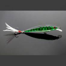 10pcs/lot  Fishing Lure Suit 9cm 8g Simulation Fish Hard Plastic Bait   with Fishing Tackle Hook for Fish Carp Minnow 2024 - buy cheap