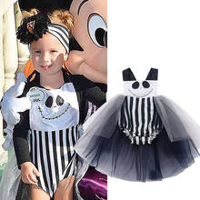 2021 Infant Toddler Baby Clothes Girls Halloween Costumes Summer Dress Tulle Romper Jumpsuit Sunsuit Outfits Children's Clothing 2024 - buy cheap