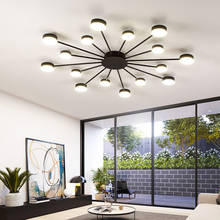 Lustre moderno de teto em led, direto da fábrica, para sala de estar, quarto, casa, iluminação, teto 2024 - compre barato