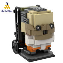 Buildmoc sterne filme annibal lecter brickheadz série personagem imagem bloco de construção modelo brinquedo do miúdo presente 2024 - compre barato
