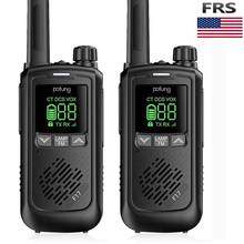 Baofeng-rádio de comunicação 2 peças, walkie talkie bidirecional, livre, bateria com 0.5w, bateria de 1500mah, 22 canais, carregamento usb, f17 2024 - compre barato