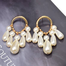 Wholesale New Pearl Dangle Drop EarringsFashion Simple Earrings Jewelry Accessories For Women High-Quality Pendientes Bijoux 2024 - buy cheap