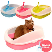 Pet Dog Toilet  Cat Litter Box Cat Dog Tray Teddy Anti-Splash Toilette  With Cat Litter Shovel Puppy Cat Indoor Sandbox Supplies 2024 - buy cheap