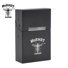 HORNET DANGER-estuche de aluminio para cigarrillos, Funda clásica para caja de cigarrillos, soporte de Metal duro para almacenamiento de tabaco 2024 - compra barato